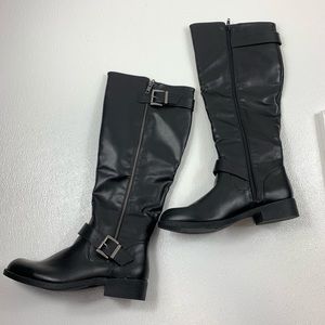 mia cascaded buckle boot